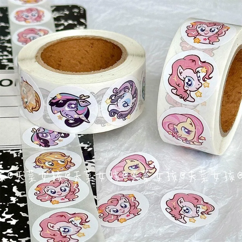 Laptop Accessories And Parts - 500pcs/Roll Cartoon My Little Pony Stickers