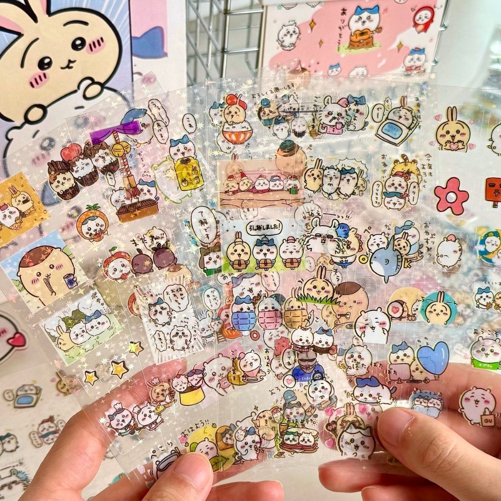 Laptop Accessories And Parts - 30Pcs Chiikawa Laser Stickers Cartoon Waterproof