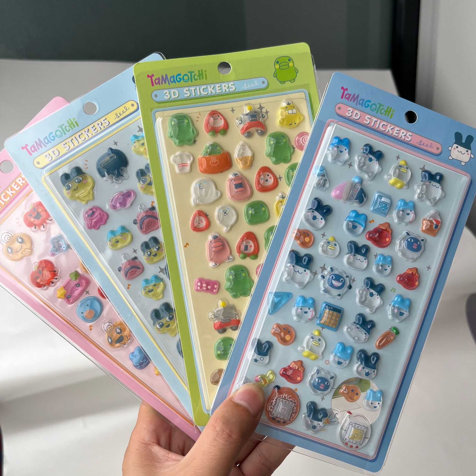 Laptop Accessories And Parts - Cute Tamagotchi 3D Puffy Stickers Retro