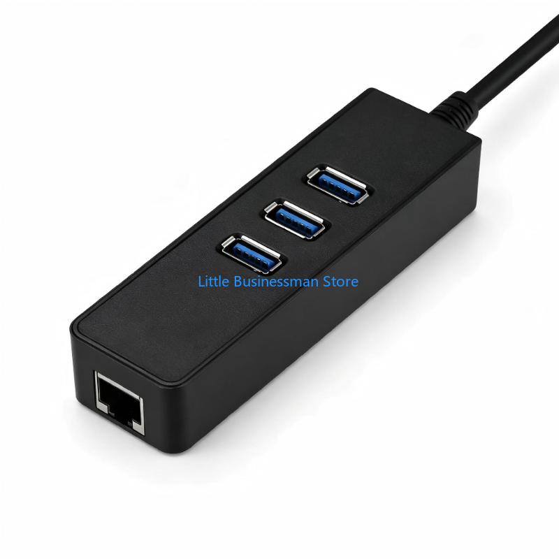 Laptop Accessories You Need - Three USB-A Outlet Ethernet Adapter with