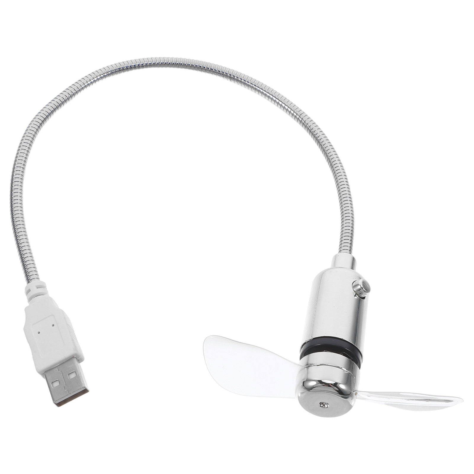 USB Mini Fan Silver 41Cm LED C - Laptop Accessories You Need recension och pris