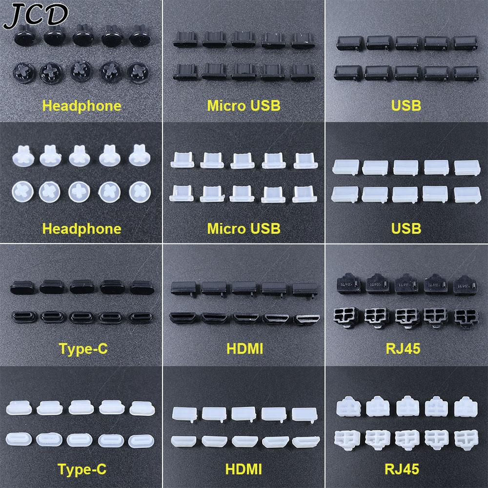 JCD 10pcs Silicone Type-C Micr - Laptop Accessories Protector recension och pris