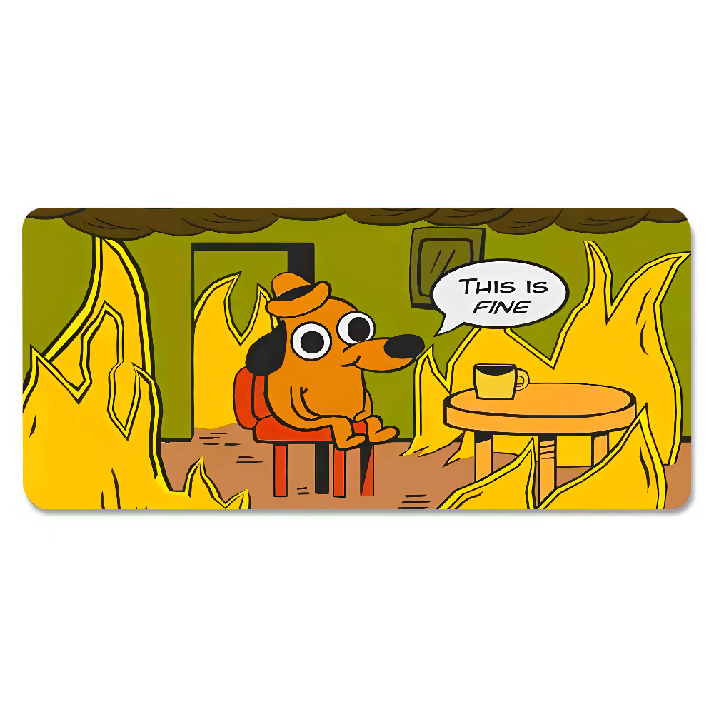 This Is Fine Dog Dachshund Mou - Laptop Accessories Mouse recension och pris
