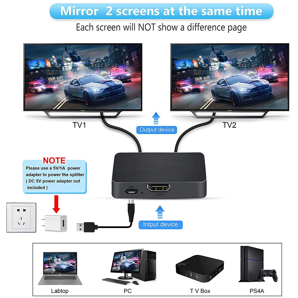 1-in-2-Out 4K Switch Video HDM - Laptop Accessories Display recension och pris