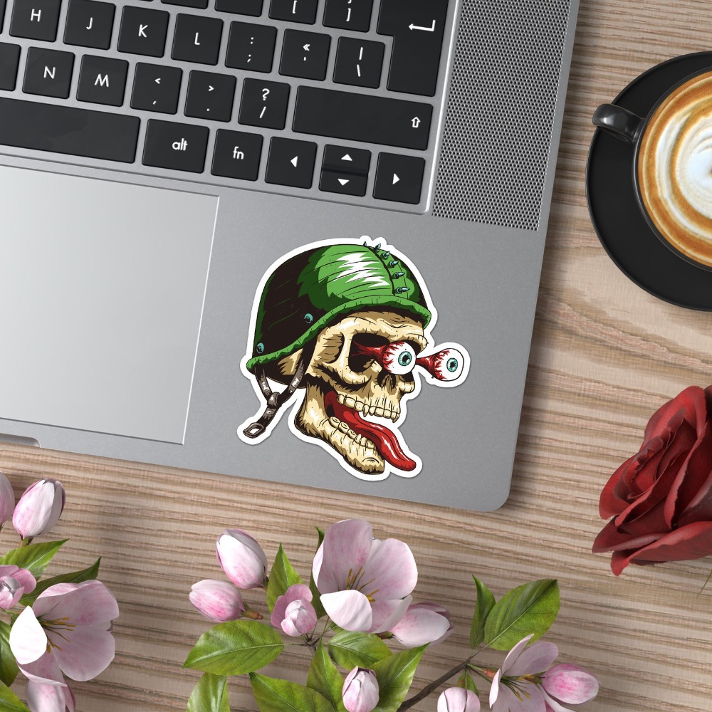 Skull Eyeballs Vinyl Anime Mus - Laptop Accessories You Must Have recension och pris