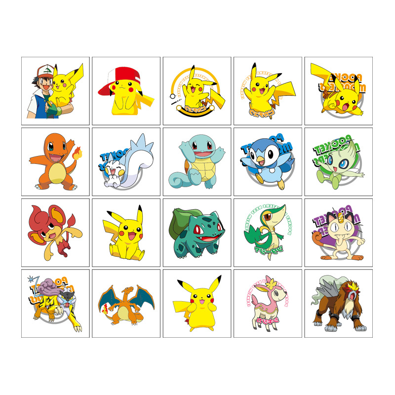 5*5cm 20pcs Pokemon Pikachu Ta - Laptop Accessories And Parts recension och pris