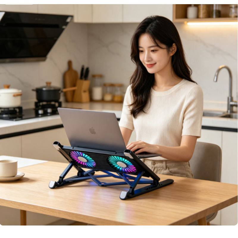 New Laptop Cooler Base Stand F - Laptop Accessories Cooling Pad recension och pris