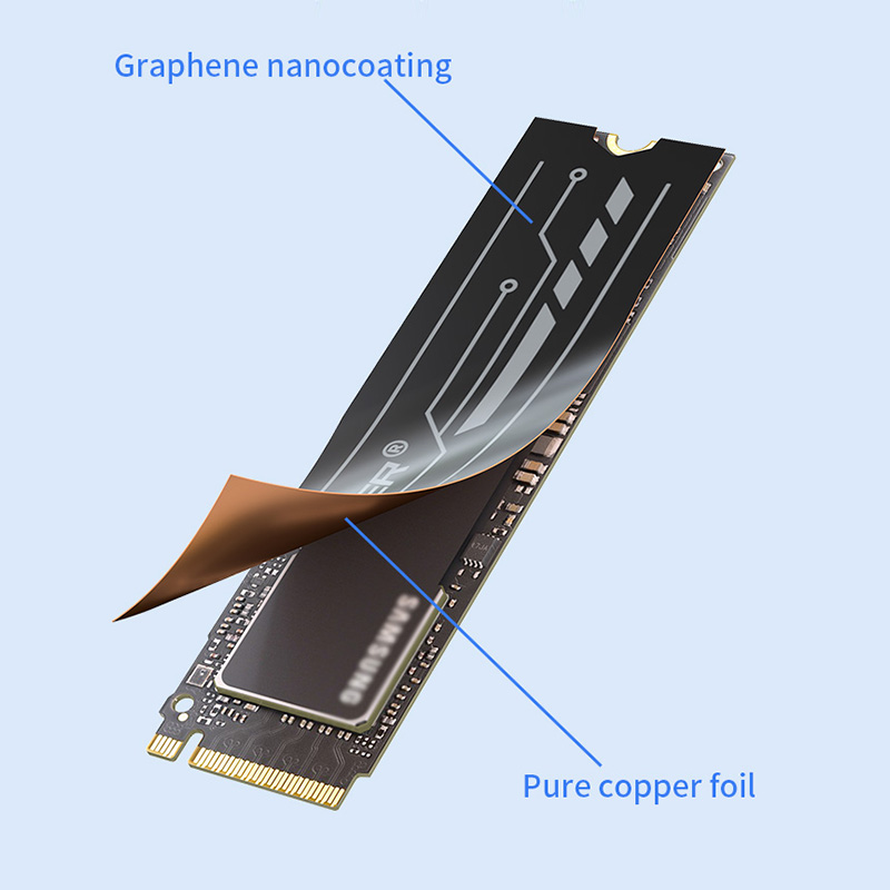 TEUCER Graphene M.2 SSD Heat S - Laptop Accessories Cooling Pad recension och pris