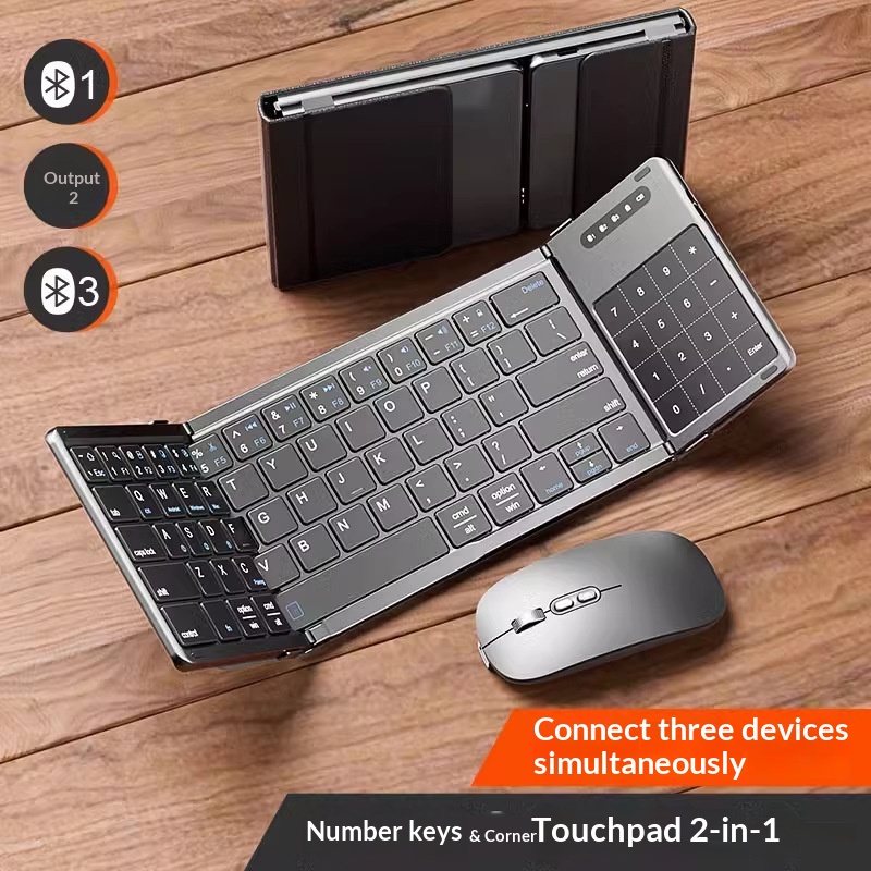 Mengzu Tri Fold Wireless Bluet - Laptop Accessories Mouse recension och pris
