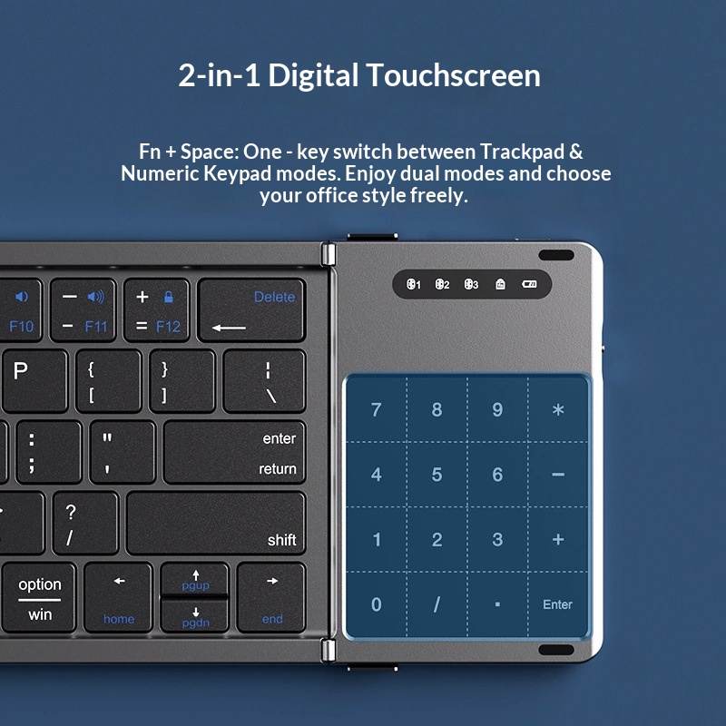 Mengzu Tri Fold Wireless Bluet - Laptop Accessories Mouse recension och pris