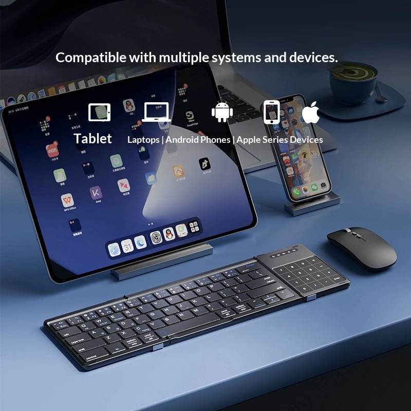 Mengzu Tri Fold Wireless Bluet - Laptop Accessories Mouse recension och pris