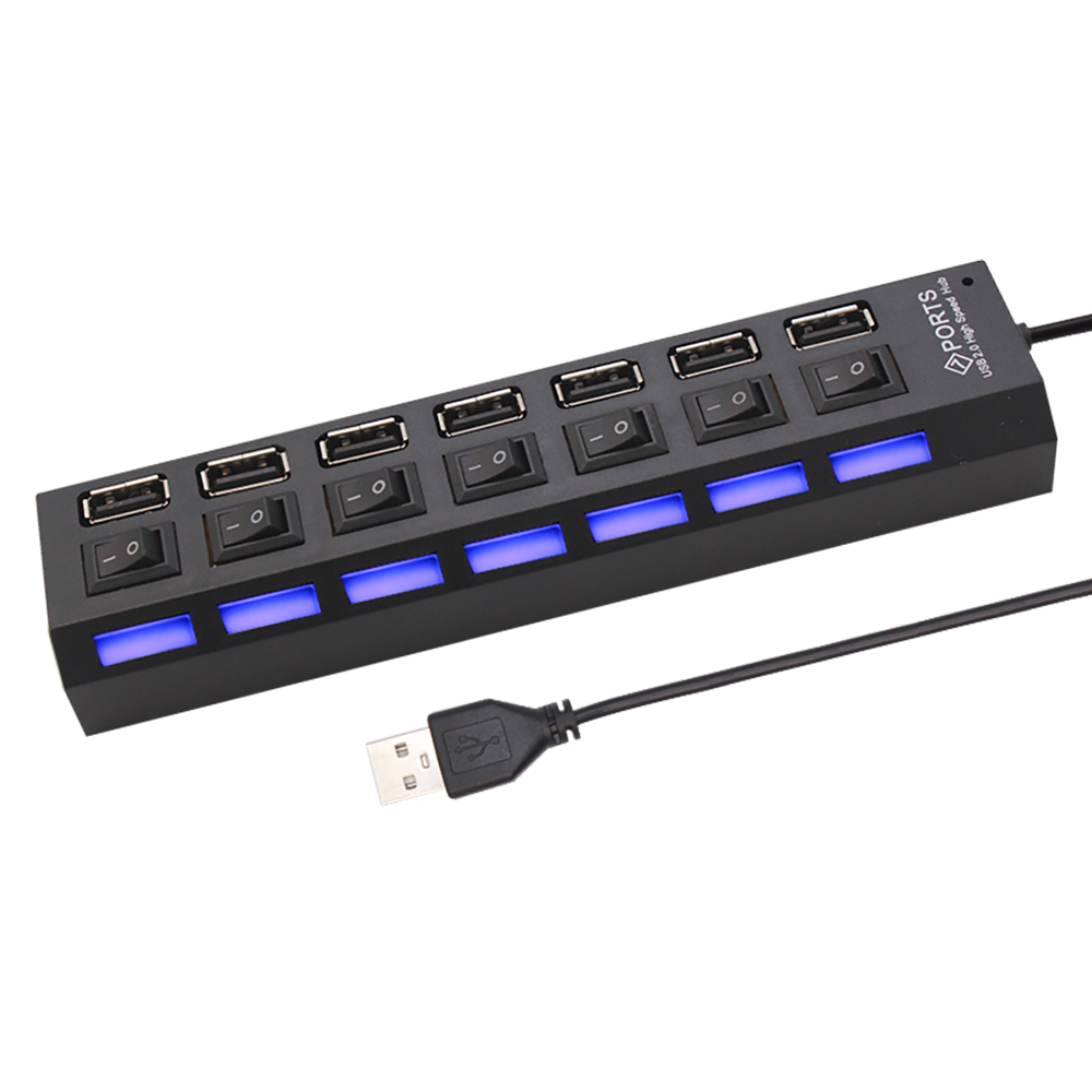 7 Port USB 2.0 Hub Splitter Fo - Laptop Accessories And Parts recension och pris