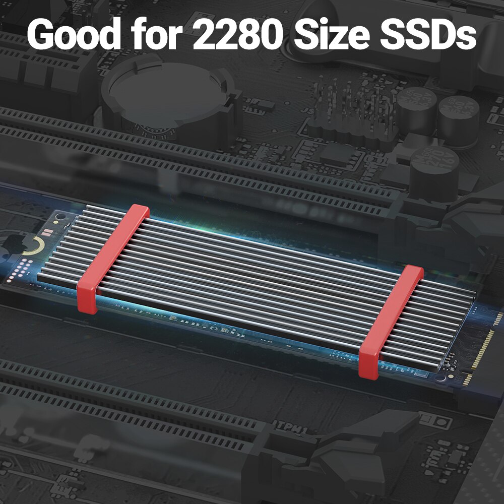 JEYI M.2 SSD Heatsink, Aluminu - Laptop Accessories Cooling Pad recension och pris
